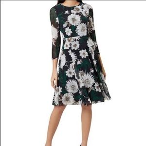 Floral 3/4 Sleeve Dress 6